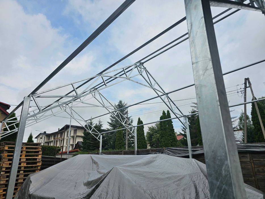 Garaż blaszany hala magazyn  wiata 6mx9m 4,5 m wysokości