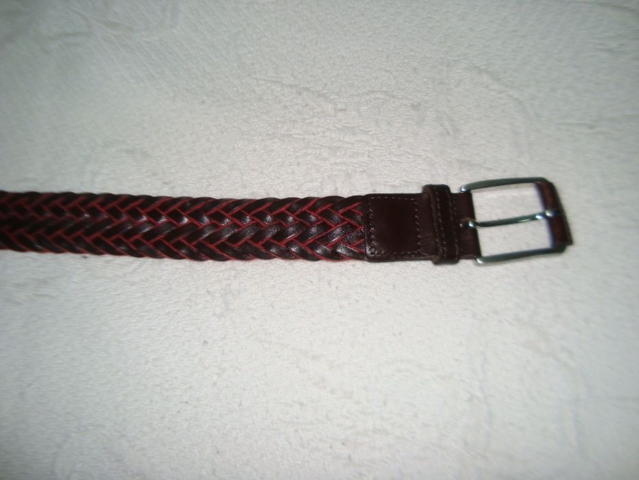Cinto Massimo Dutti pele entrançado