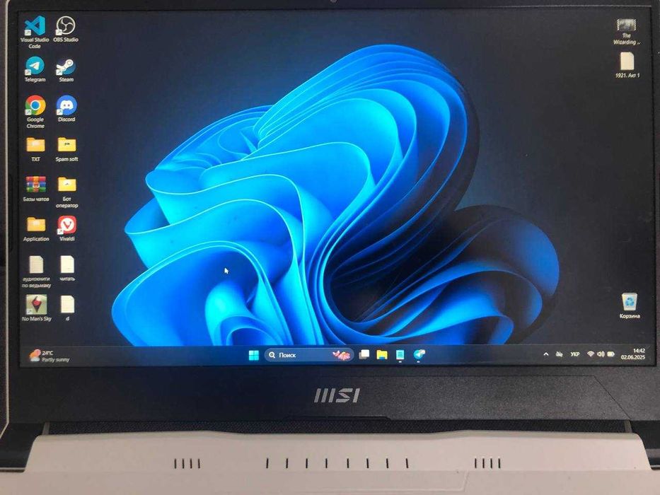 Терміново! ігровий ноутбук MSI Sword 15 A12UC