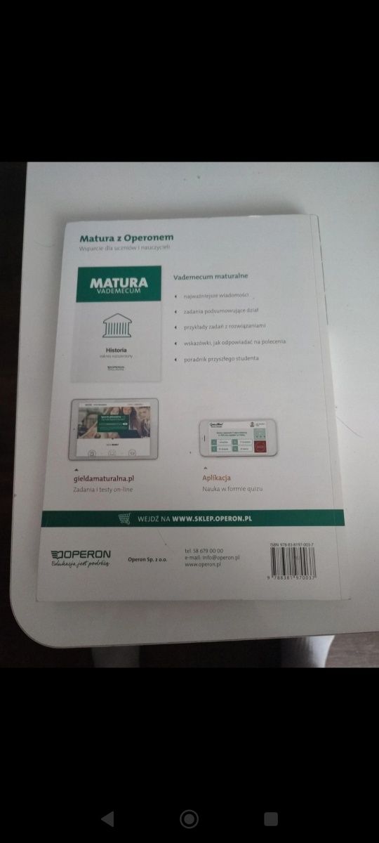 Matura-testy i arkusze Historia Operon