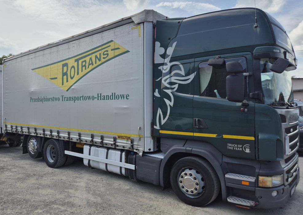 Scania r420 solówka 2011r 7.7 automat  przyczepa wecon 7.7