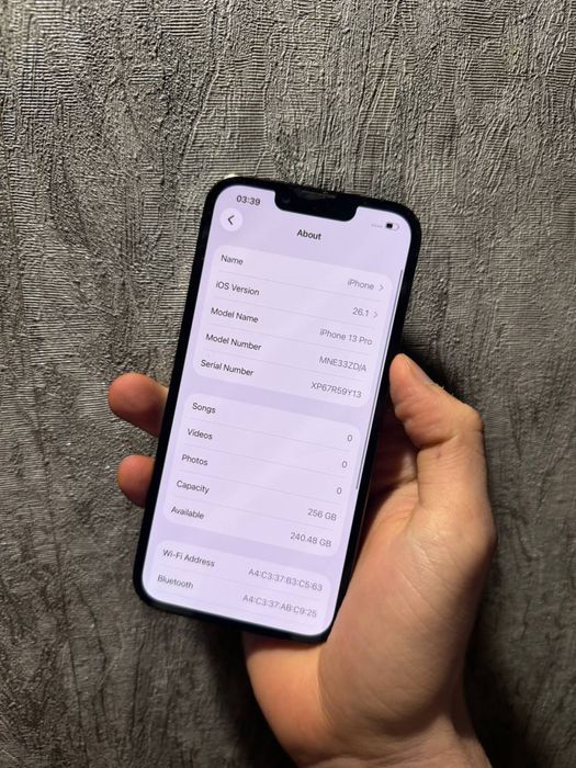 Iphone 13 pro 256gb   NEVERLOCK