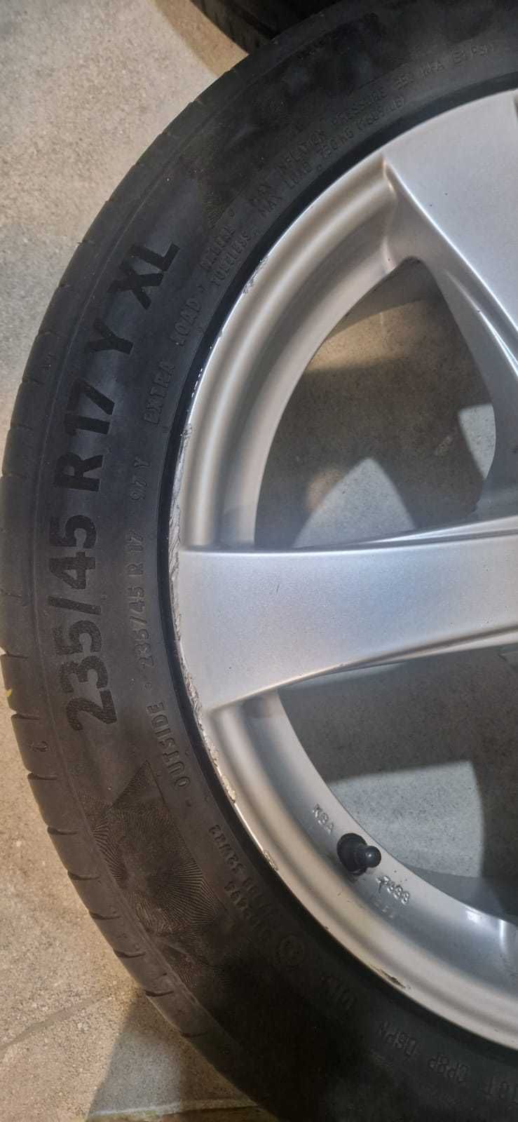 Sprzedam Alufelgi z oponami R17