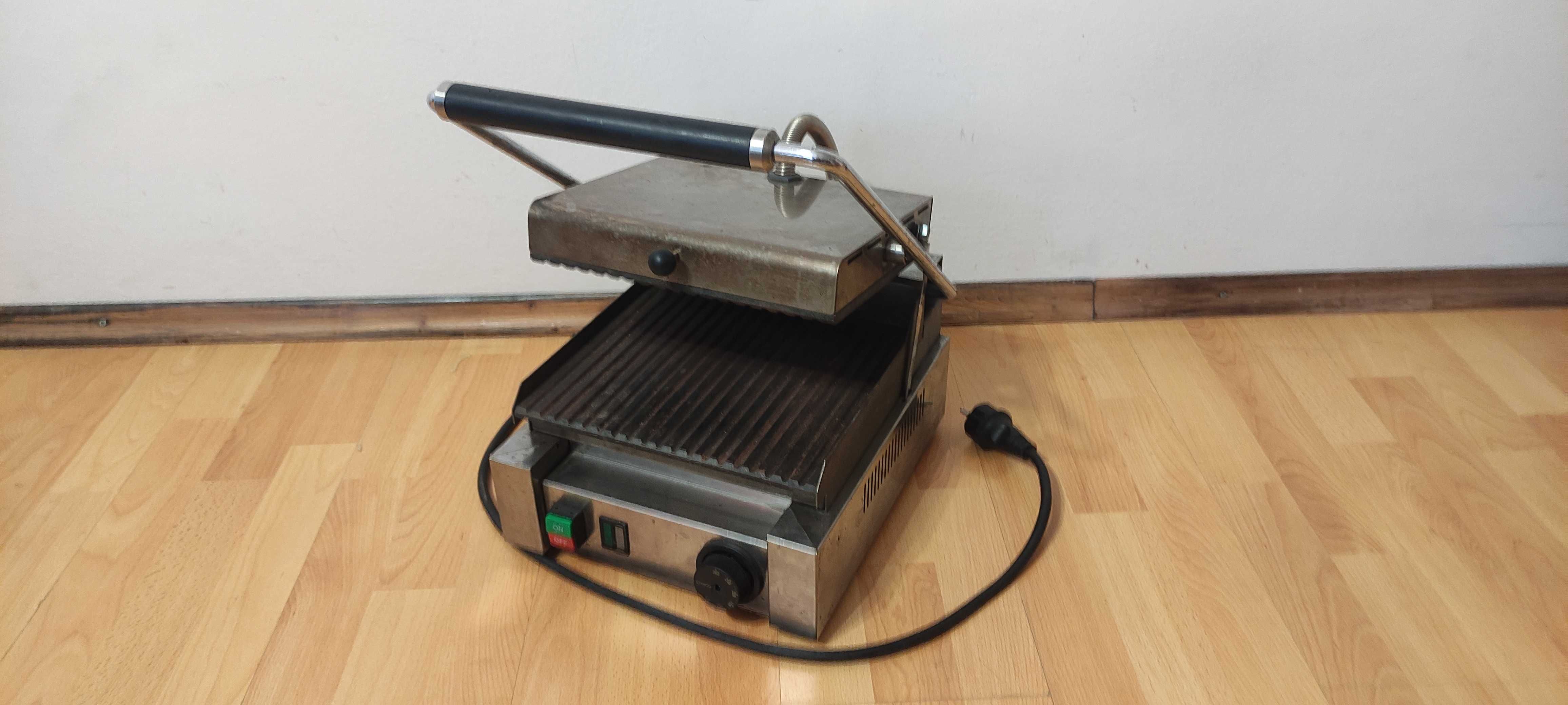 Grill kontaktowy elektryczny ryflowany Redfox PS-2010 R