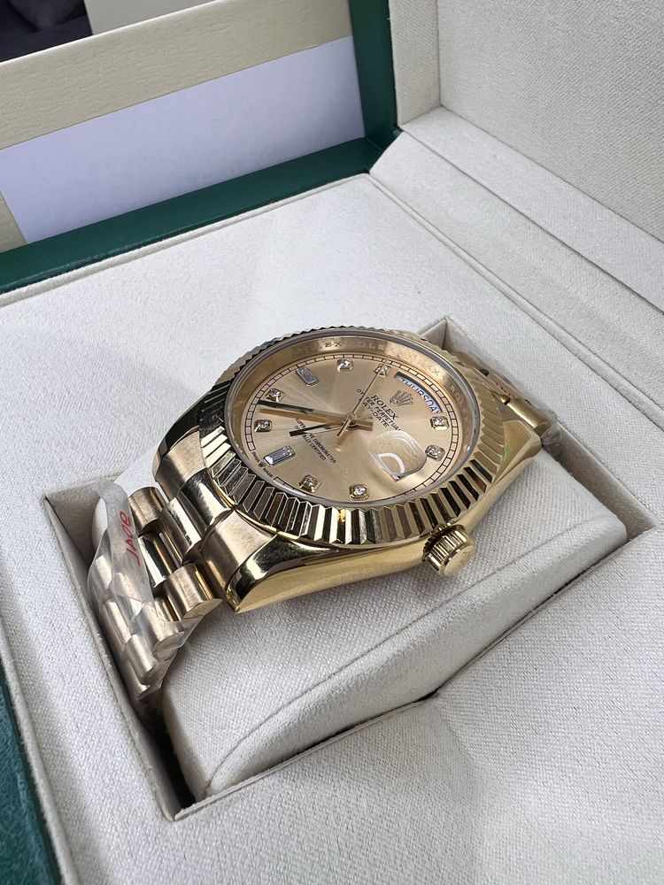 Часы механические gold Day Date 41мм Полный комплект ролекс