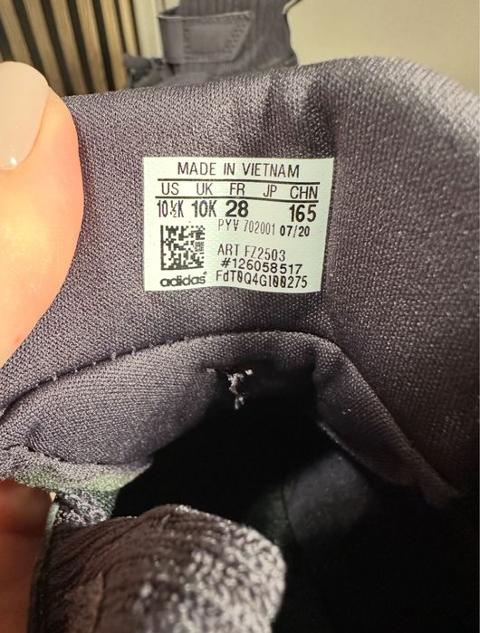 Дитячі демісезоні кросівки adidas Rapidalux BTW EI K, 28р