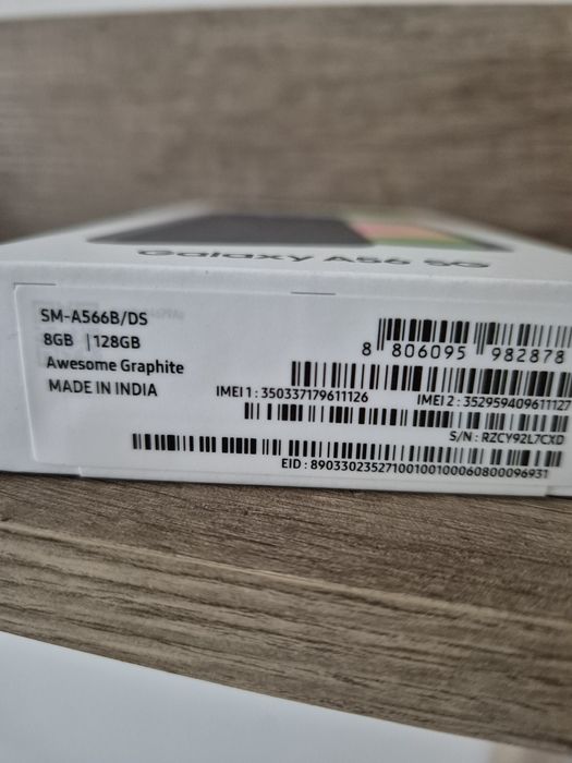 Telefon Samsung A56 5G 128Gb Nowy Bez Rat Gwarancja PL