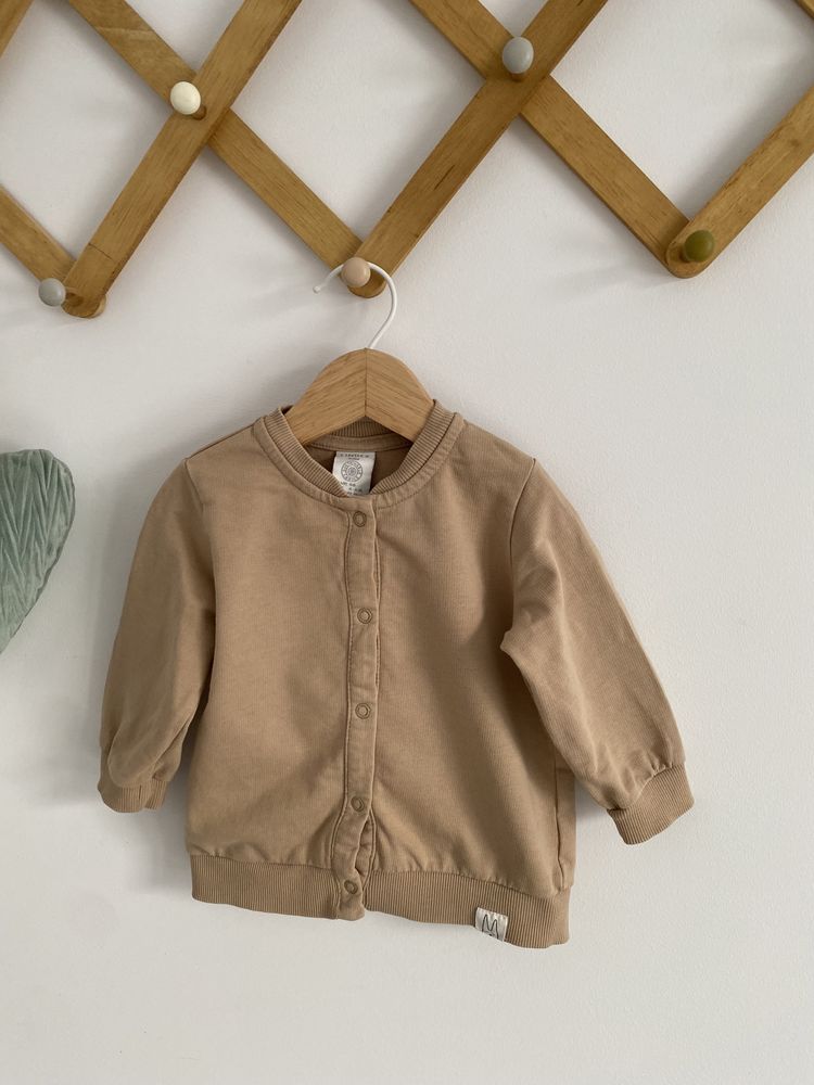 Bluza lindex 68 beżowa króliki napy