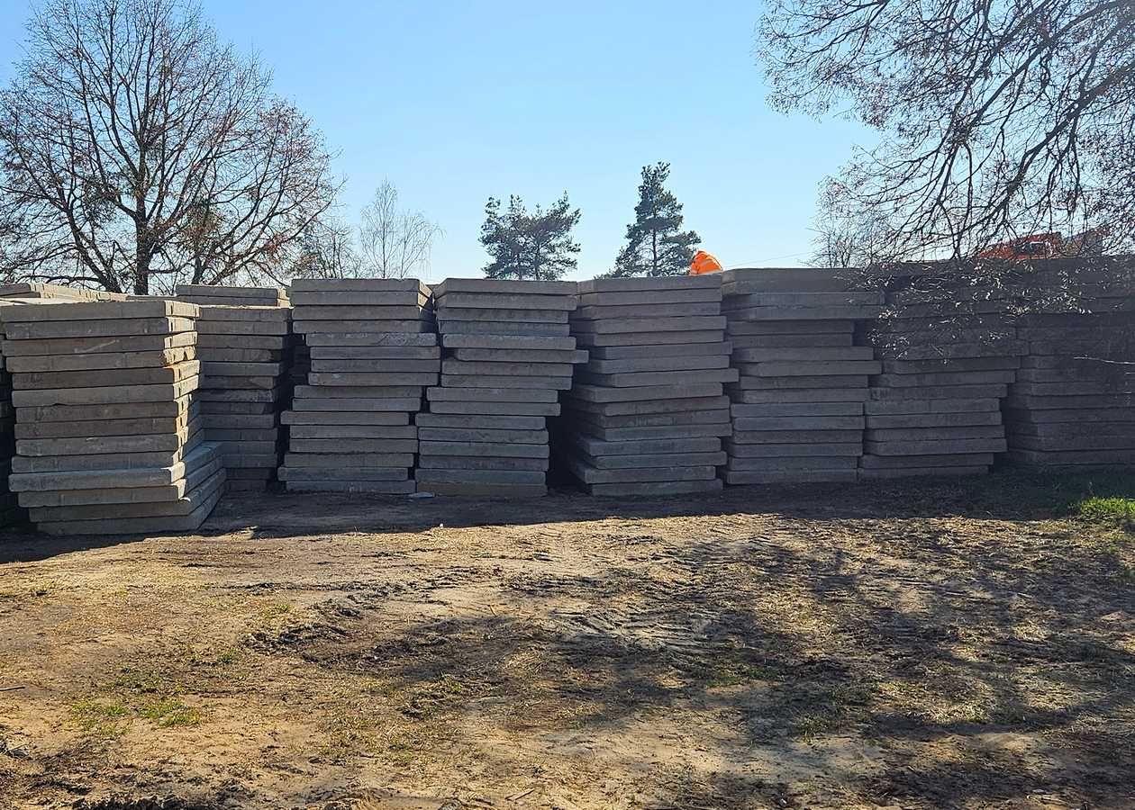 Płyty żelbetowe MON 300x150x15 - UŻYWANE