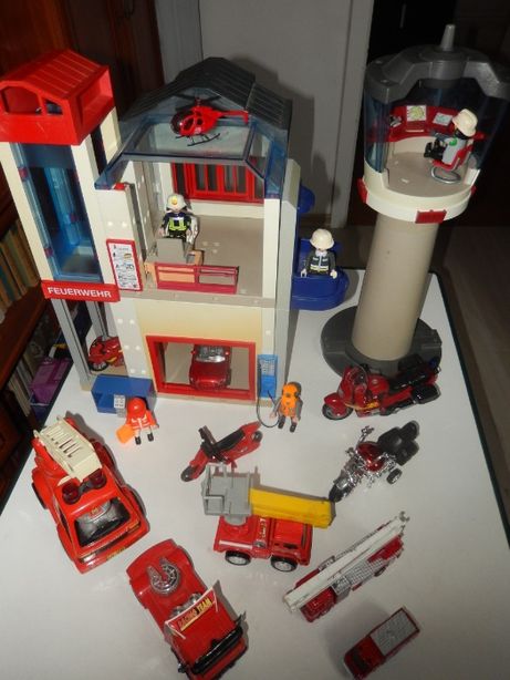 Zabawki Playmobil Straż pożarna + inne