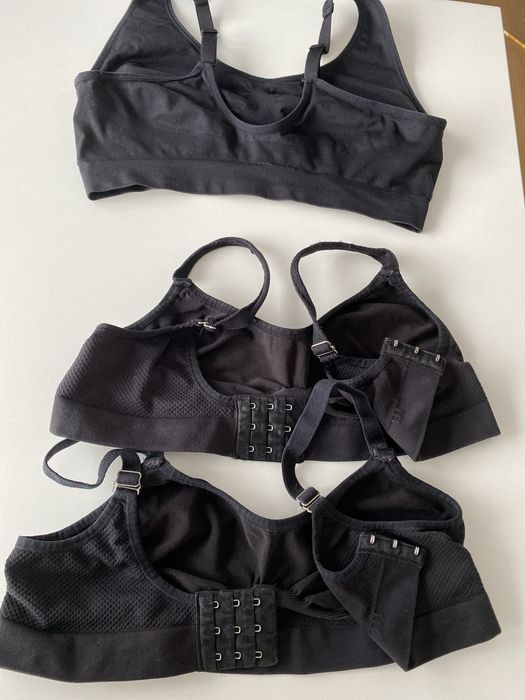 3 biustonosze sportowe active Essentials / 80C-D