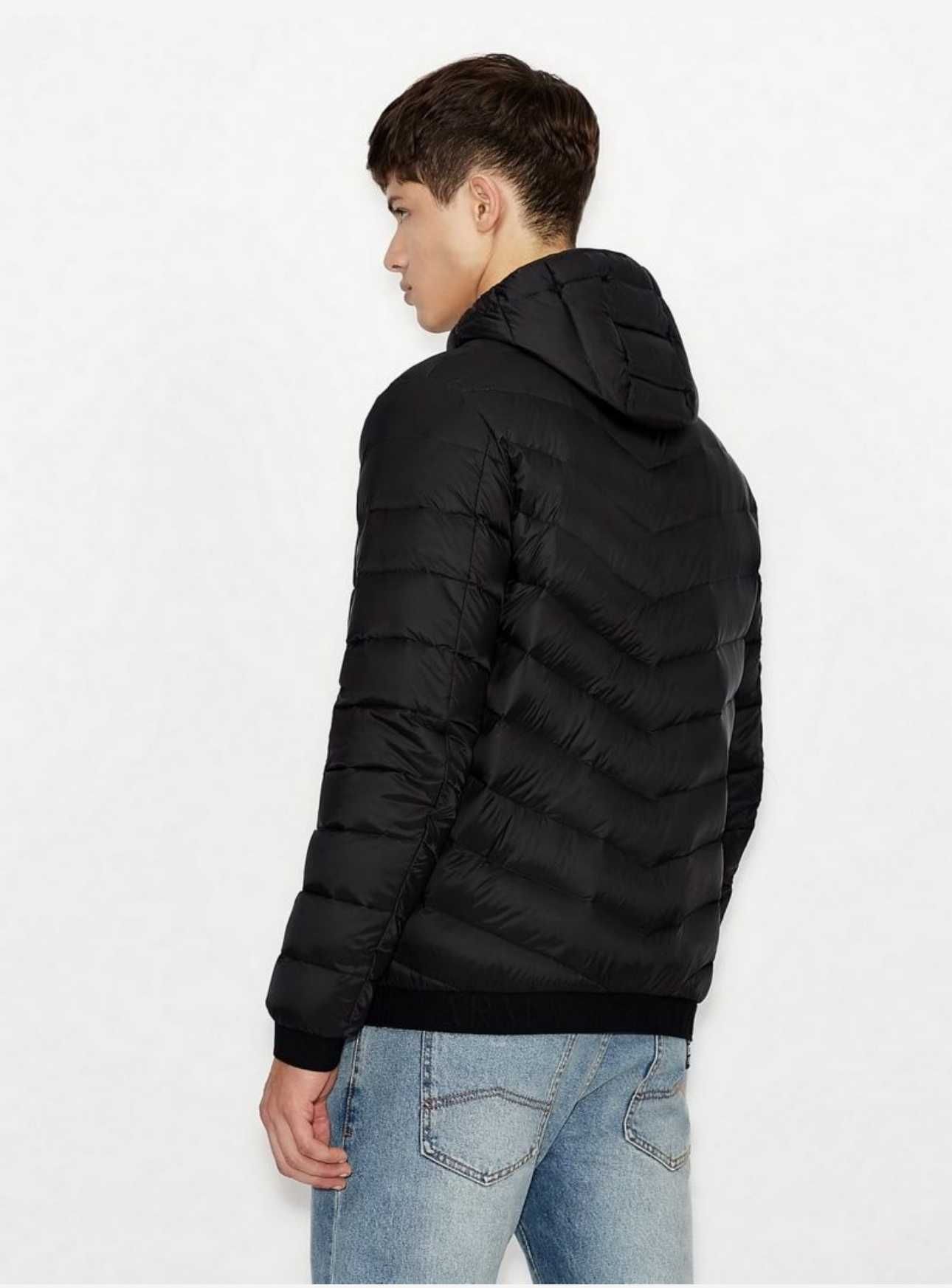 Чоловіча куртка Armani exchange нова пух оригінал чорна XL,XXL