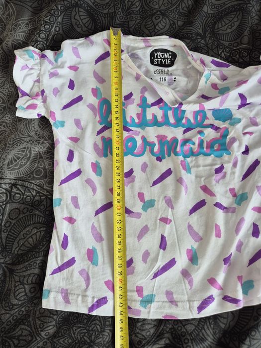 Koszulka t-shirt dziewczęcy r.116  NOWY