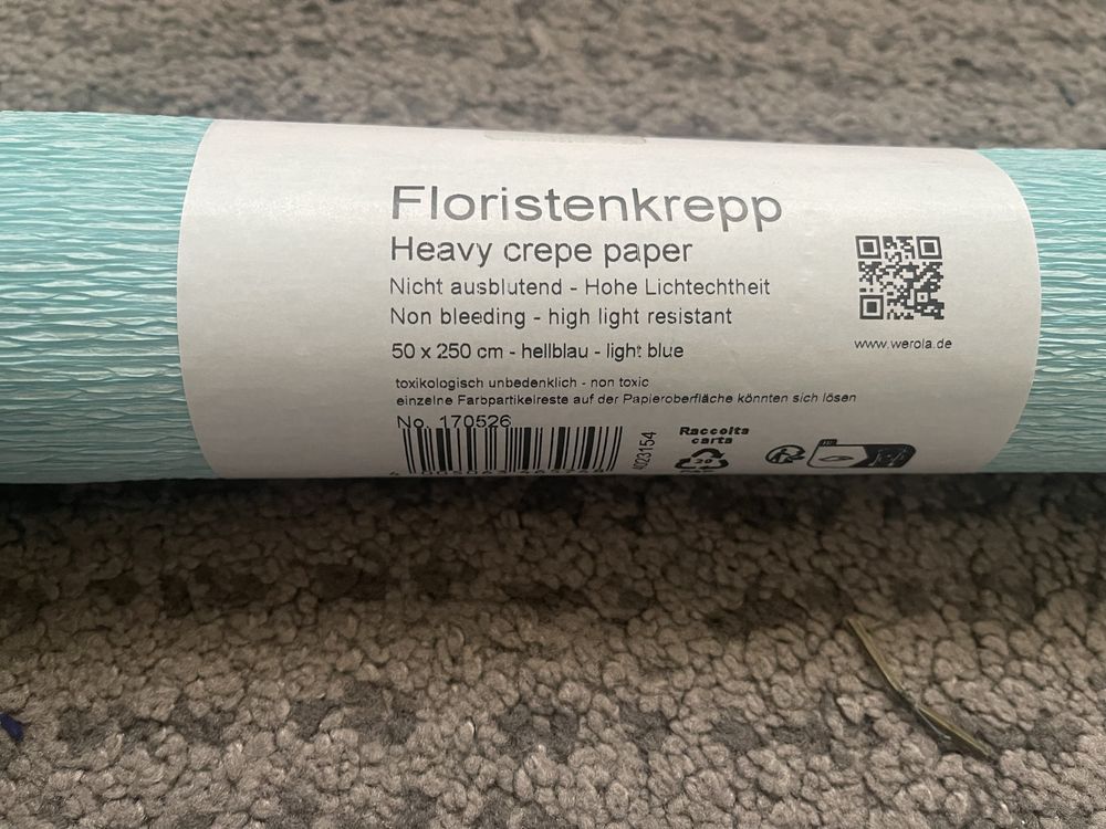 Papel crepe florista 50x250cm