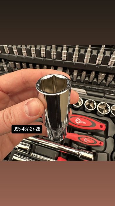 Професійний набір інструментів 108 од. INTERTOOL ET-6108 CrV