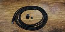 Kabel magnetyczny usb c + przejściówka na typ A  Długość 2 m.