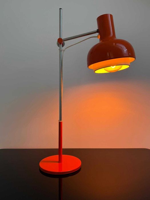 Designerska lampa stojąca NAPAKO – lata 70 J.Hurka Vintage Spaceage