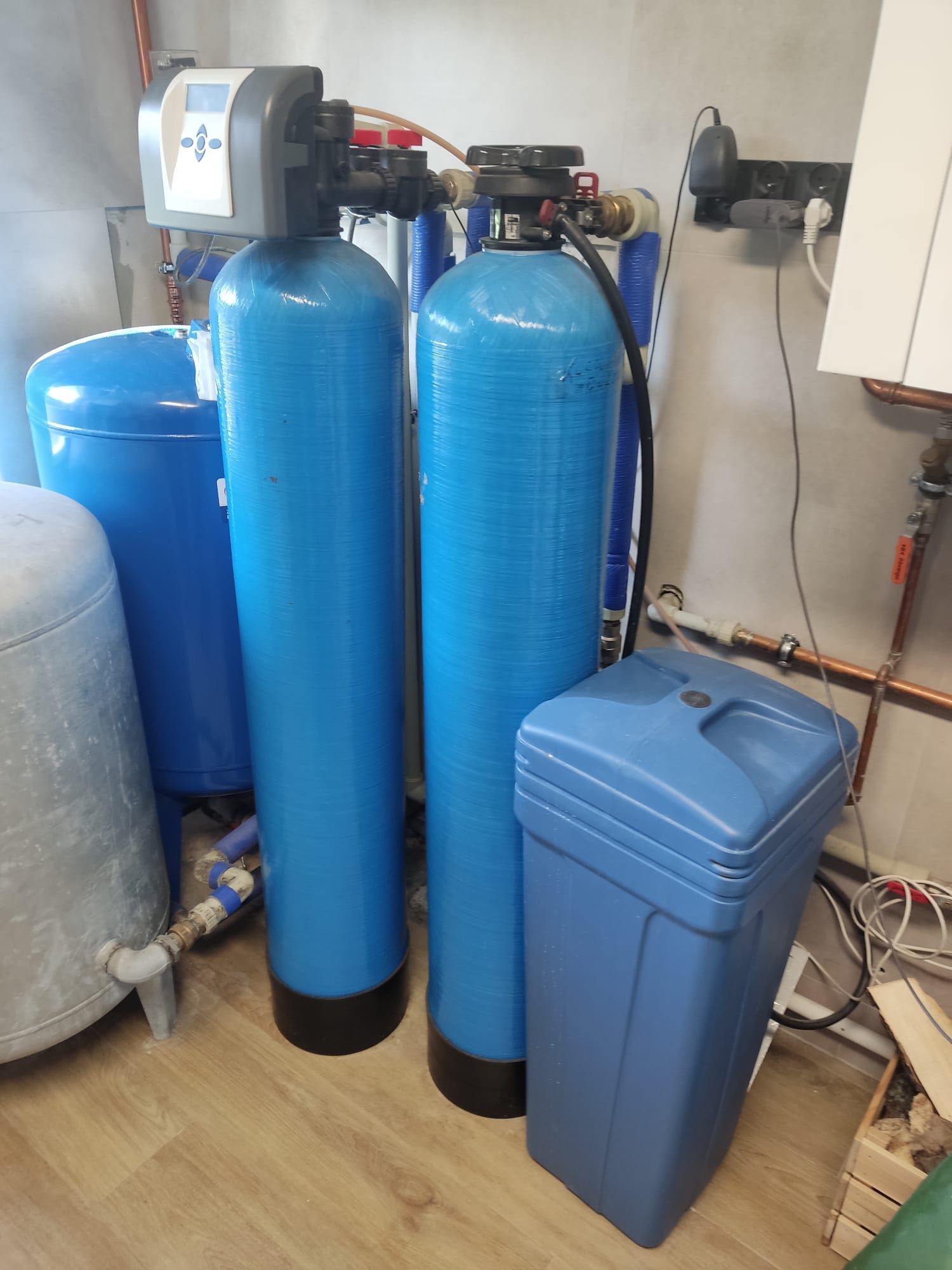Filtry Stacja uzdatniania wody odżelaziacz zmiękczacz bojler