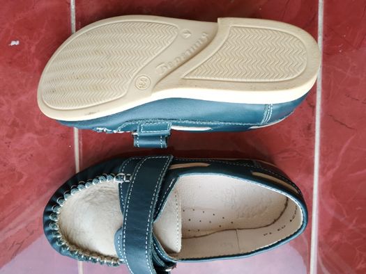 Новые кожаные мокасины туфли Берегиня на мальчика 27 р-р 18 см