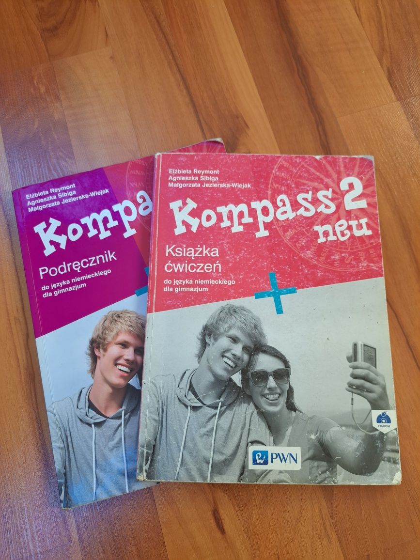 Kompas 2 neu, podręcznik i książka ćwiczeń do języka niemieckiego