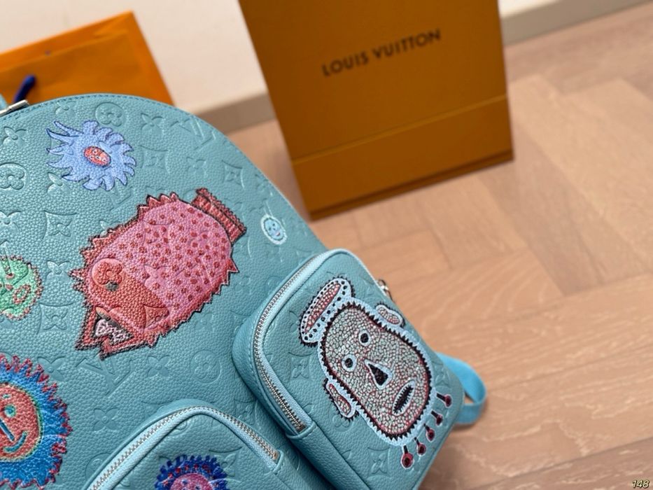 Louis Vuitton Multipocket virgil abloh рюкзак голубой мужской унисекс