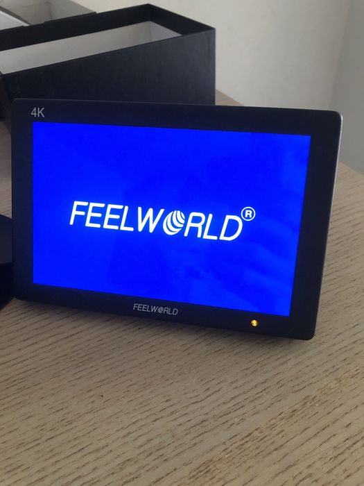 Monitor externo + baterias - Feelworld Monitor T7 Plus 4k Ips 7