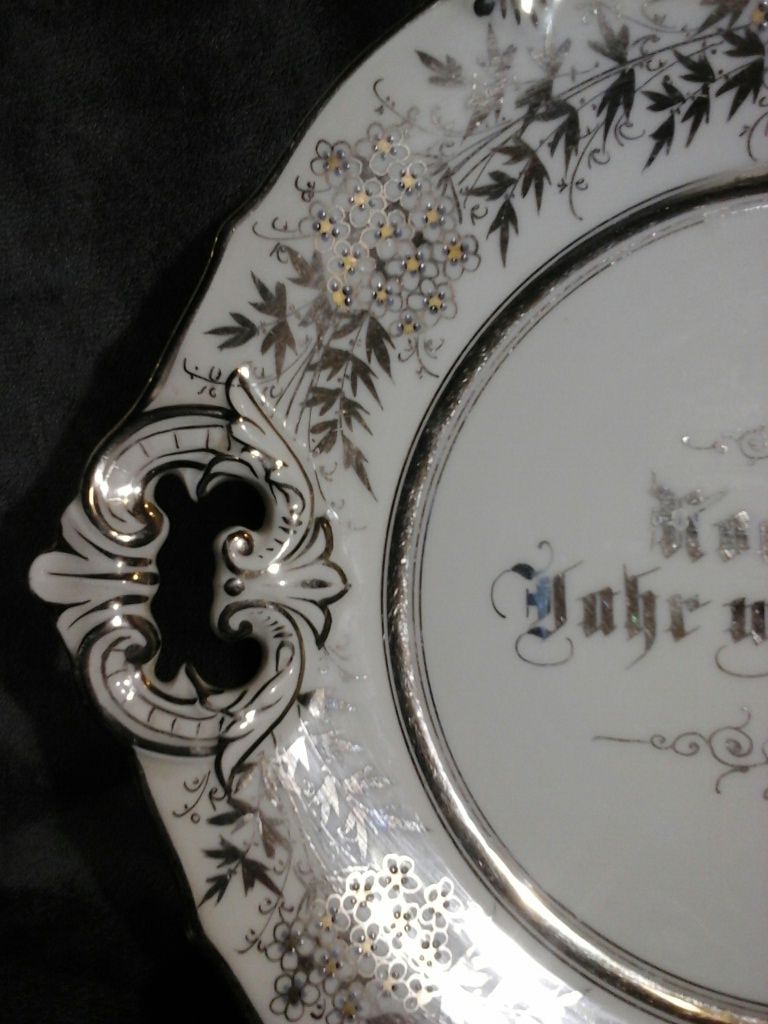 OHME Porcelana Śląska Patera Szczawienko Neder-Salzbrum Patera Silesia