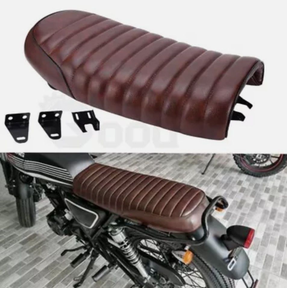 Banco para mota, universal, café racer/scrambler/brat style.