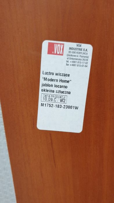 Lustro wiszące Vox Modern
