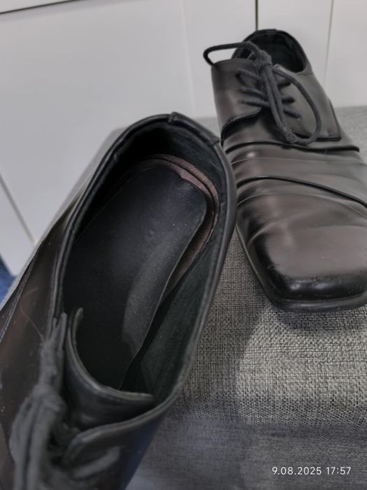 Buty 42 półbuty eleganckie wizytowe biurowe wesele impreza