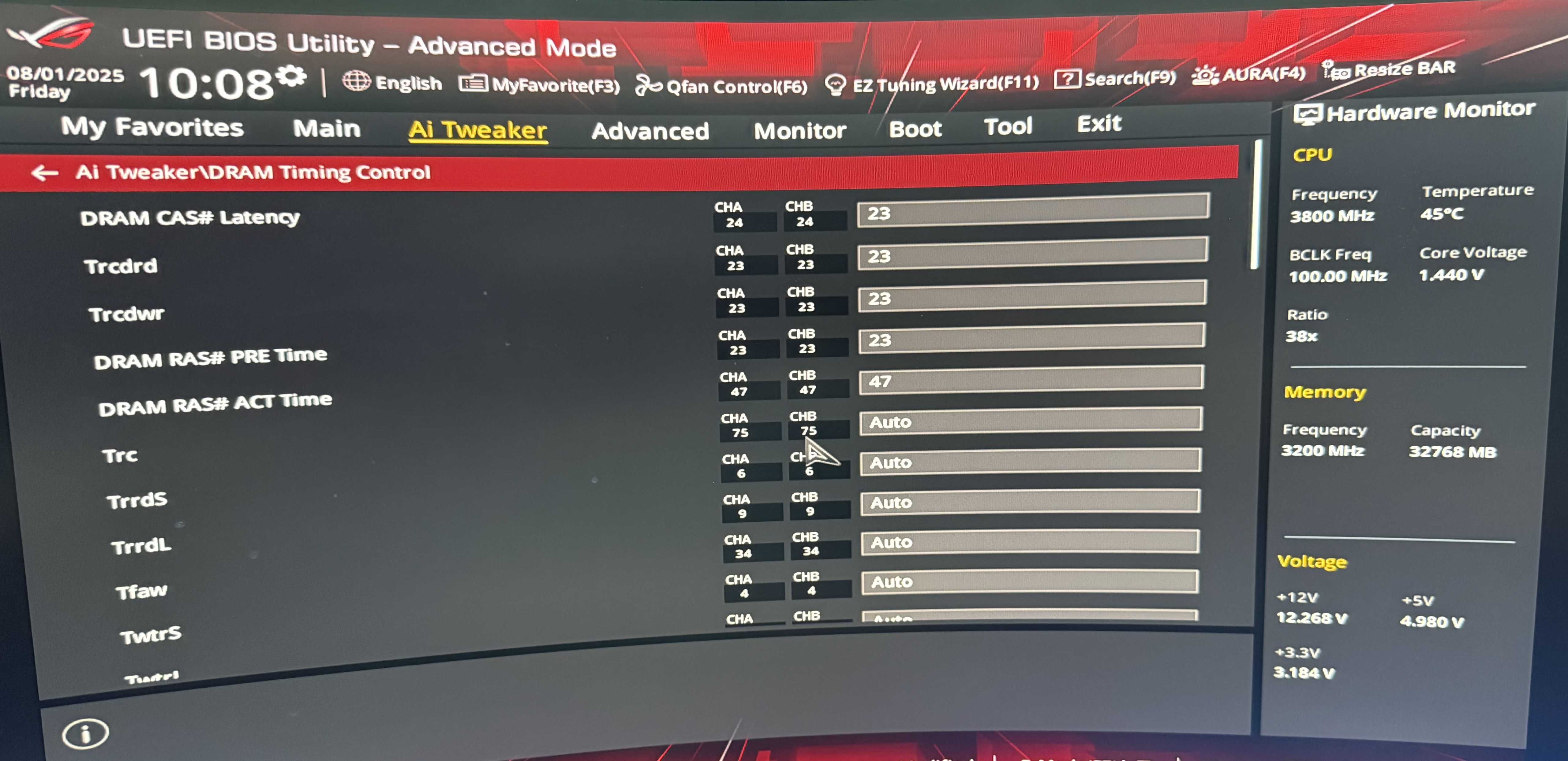 Platforma AMD Ryzen 3900X, ROG STRIX X570-E, G.Skill Trident-Z 4x8GB