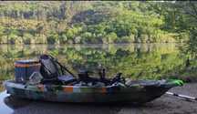 kayak com motor a pedais