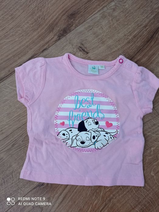 Śliczna bluzeczka niemowlęca t-shirt Disney r.62