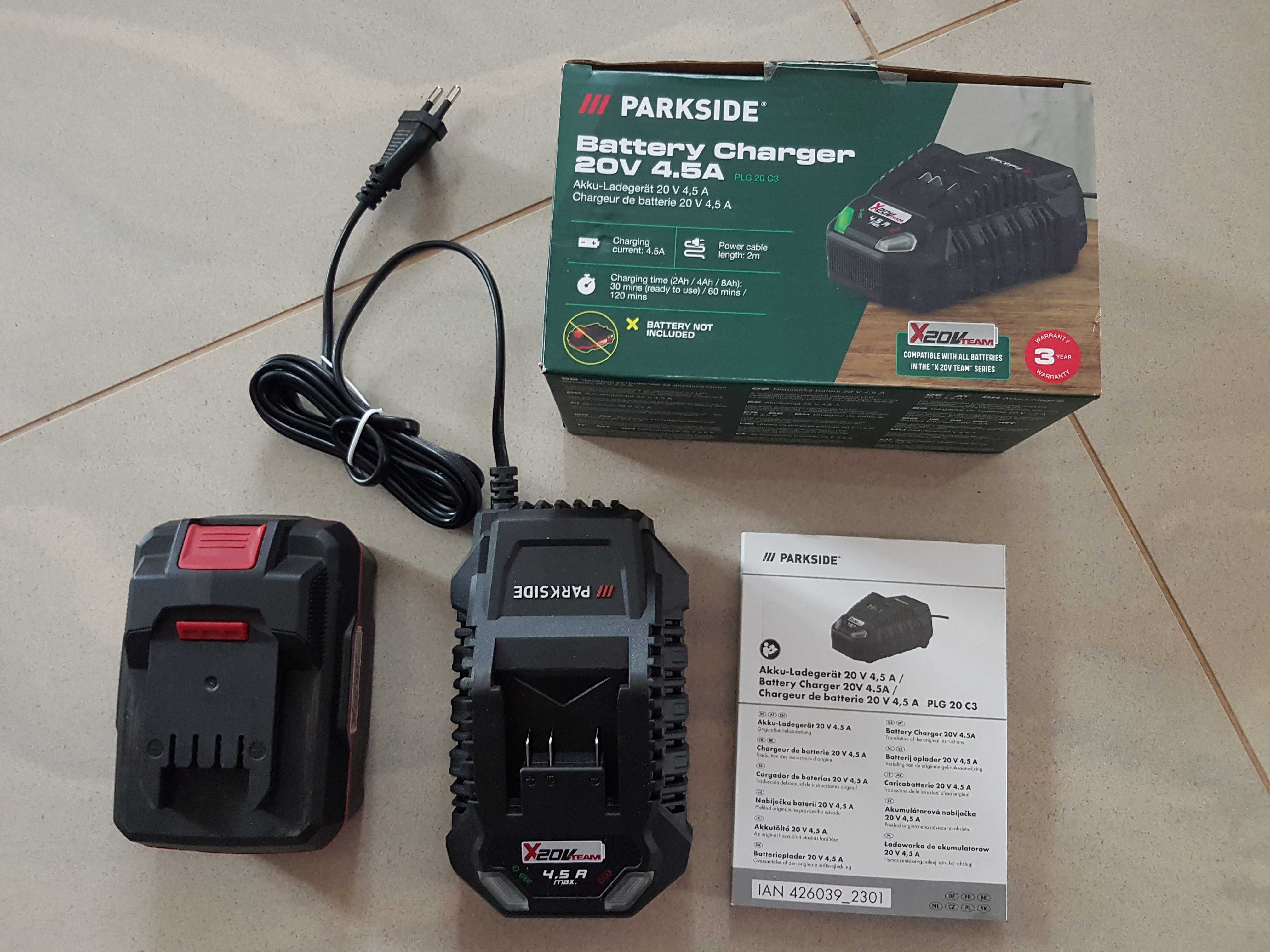 Akumulator Parkside 2Ah 20V nie użyty.