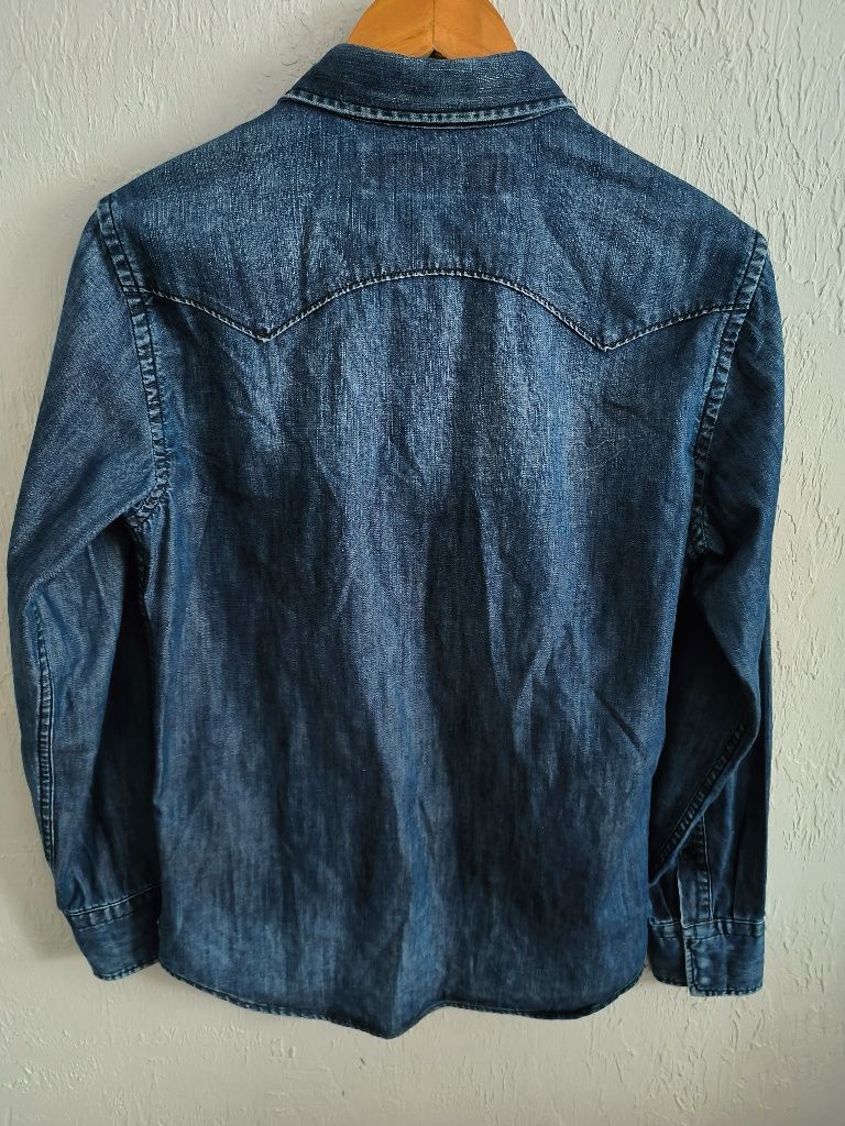 Męska koszula jeansowa Replay Regular Fit S
