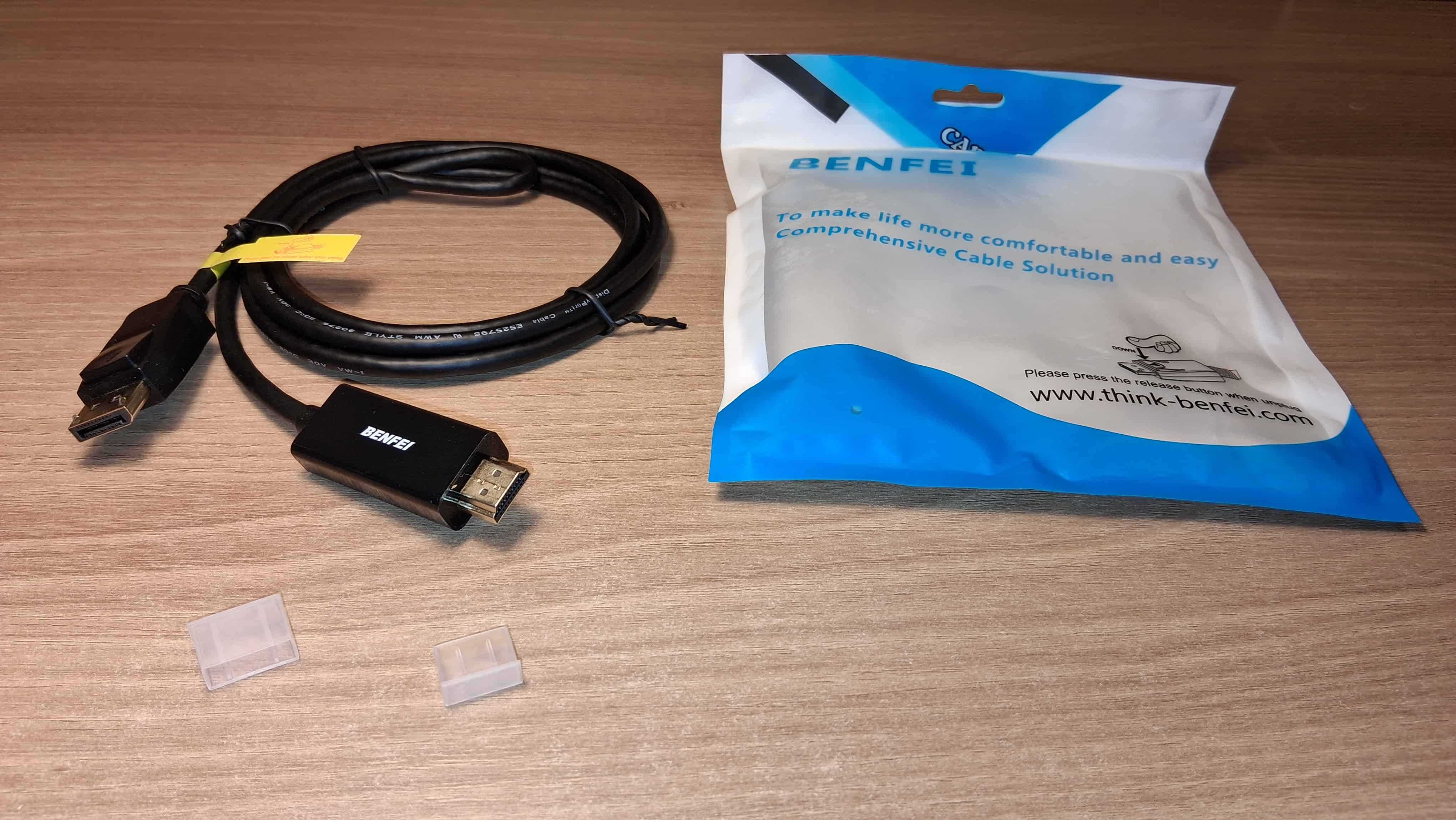 Kabel BENFEI DisplayPort DP do HDMI Monitor TV 4K