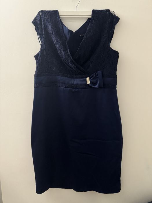 Sukienka sylwestrowa 50 48 granat