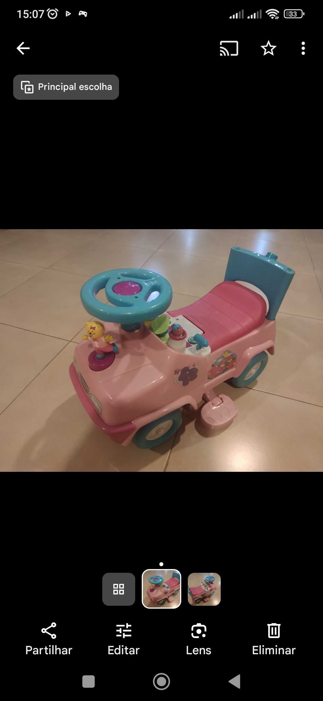 Andador / andarilho bebê 3 em 1