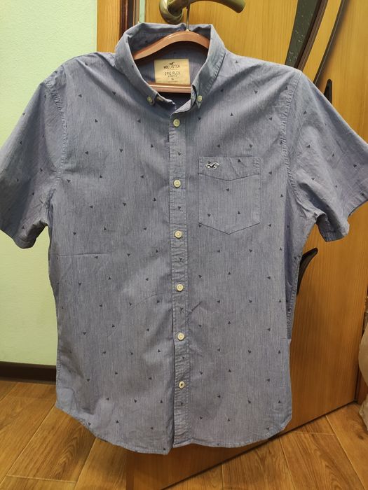 Сорочка чоловіча стреч з коротким рукавом