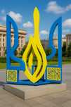 Декоративный герб України (ВОЛЯ)