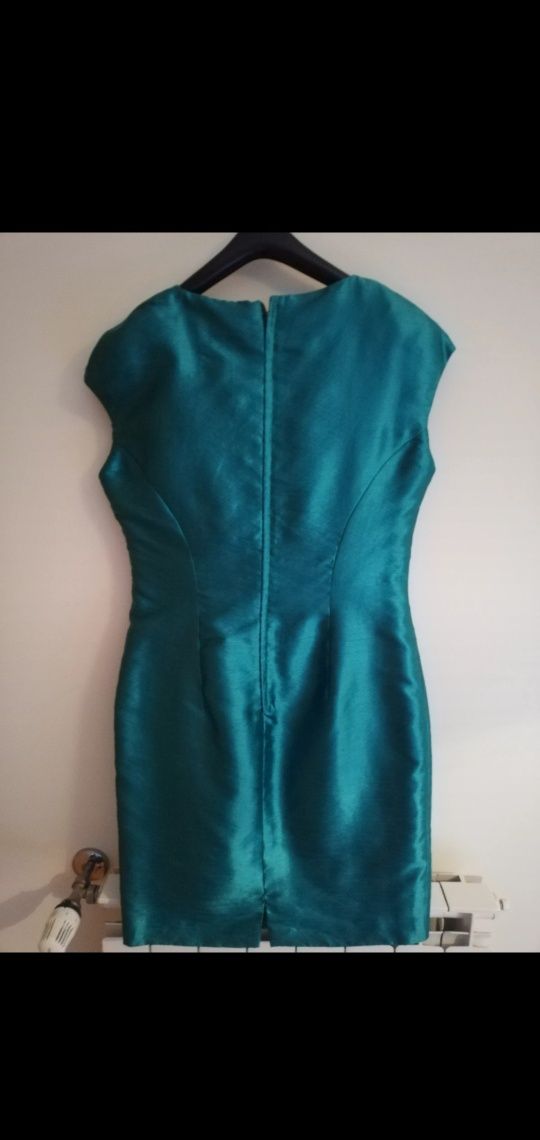 Vestido de festa verde Pronovias