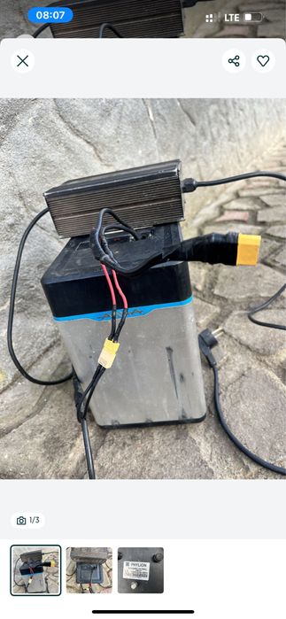 Акумулятор 60V 28Ah. З зарядним.  На 3А. Квадроцикла мотоциела скутера