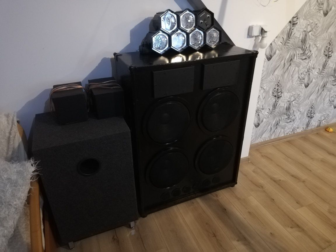 Subwoofer pasywny 4x12cali potężny