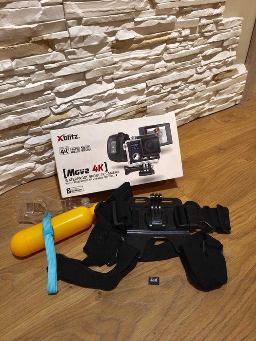 Kamera sportowa Xblitz Move 4K+ / dodatkowe akcesoria