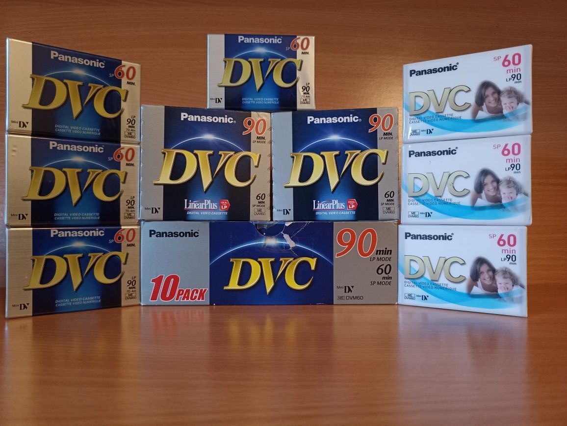 Cassete mini DV seladas