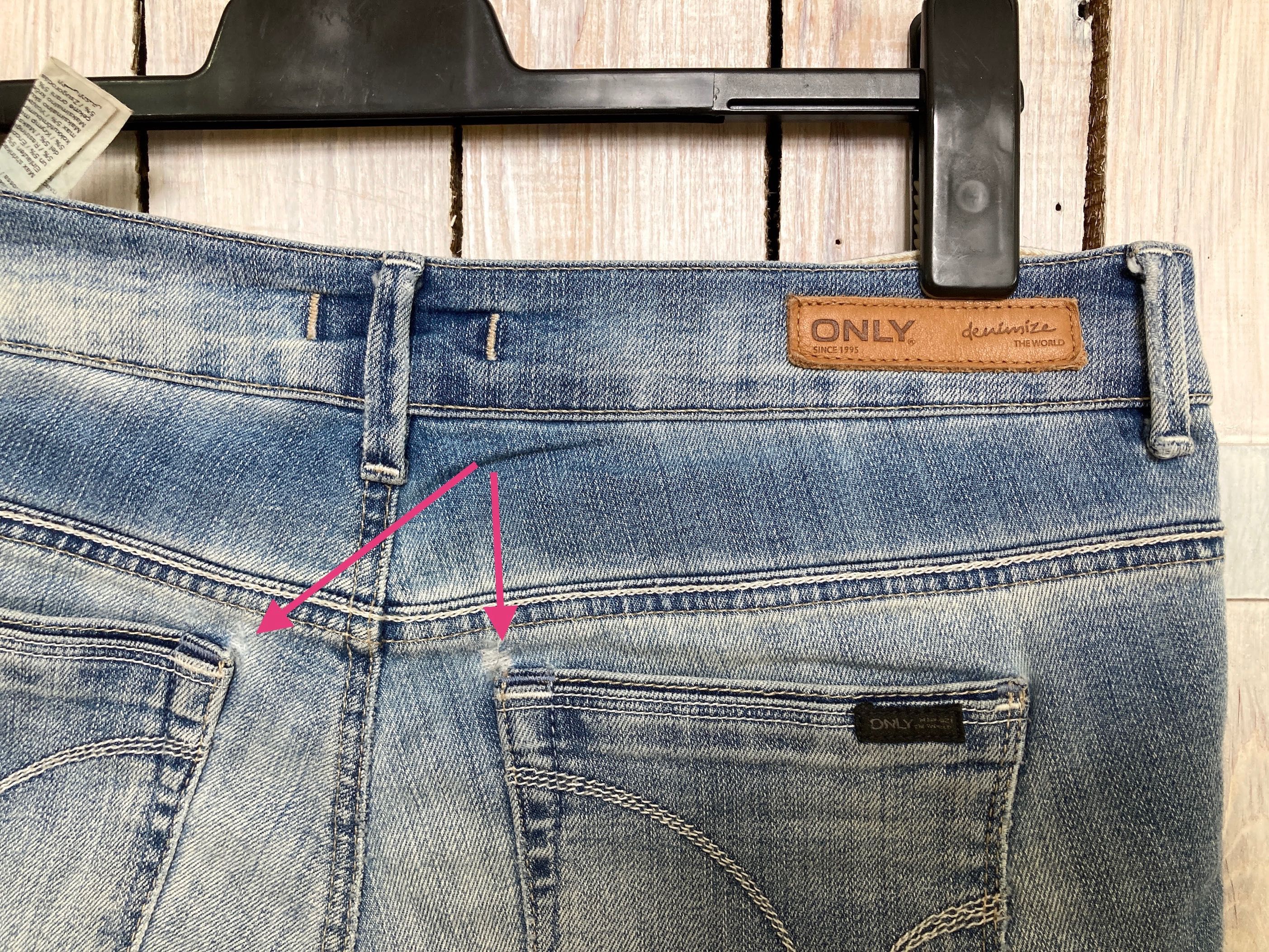 ONLY spodnie unisex przycierane W31/L34 jeans