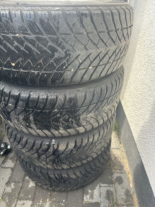 Kola zimowe ford kuga 17 + kolpaki + nakrętki
