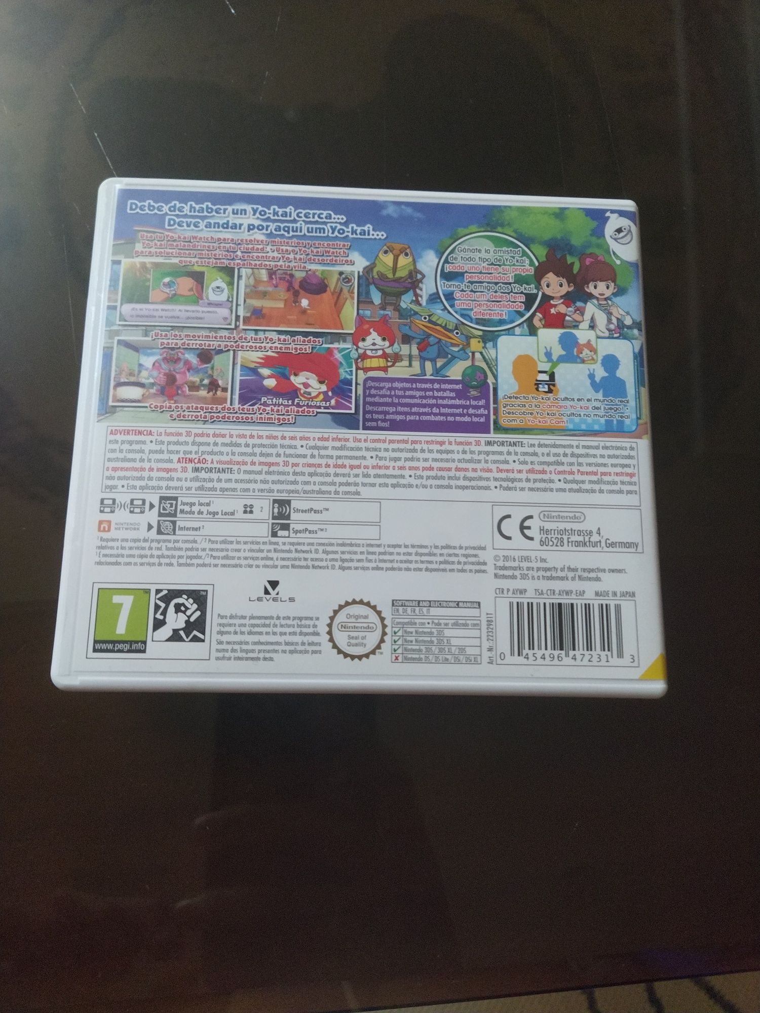 Jogo Yo-Kai Watch para a nintendo 3D