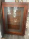 Movel vitrine em cerejeira