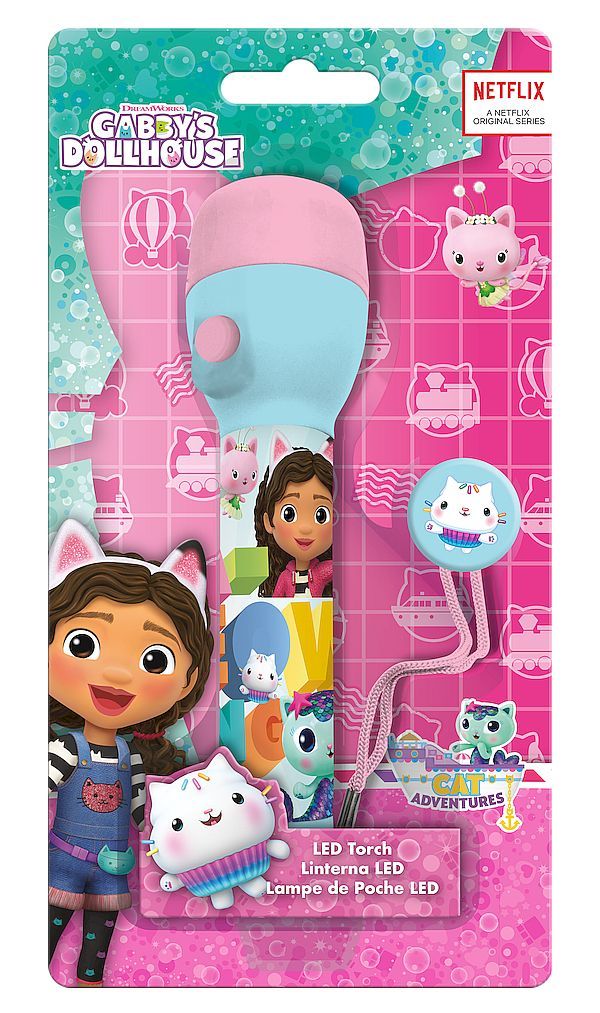 Duża LATARKA KOCI DOMEK GABI dla dzieci Gabby's Dollhouse